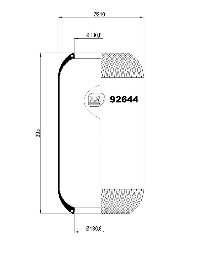 92644 (644N) ROLL AIR SPRING